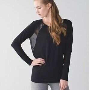 Lululemon If You're Lucky Long Sleeve Tee Women's Size 8 EUC